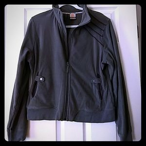 Zipup brushed fleece jacket